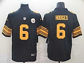 Nike Steelers 6 Devlin Hodges Black Color Rush Limited Jersey,baseball caps,new era cap wholesale,wholesale hats